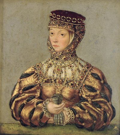 Barbara Radziwill de Lucas Cranach the Younger